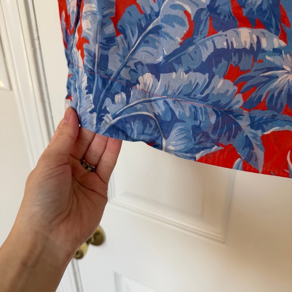 J. Crew Ratti Rio Floral Popover Floral Blouse Size Small - Picture 6 of 9